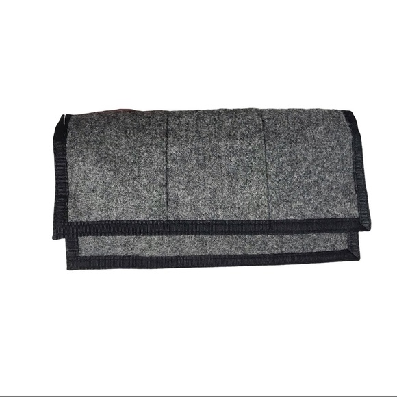 NWT Soft Flannel Gray Long Wallet - Picture 6 of 12